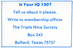 Ad#3 on outside back cover